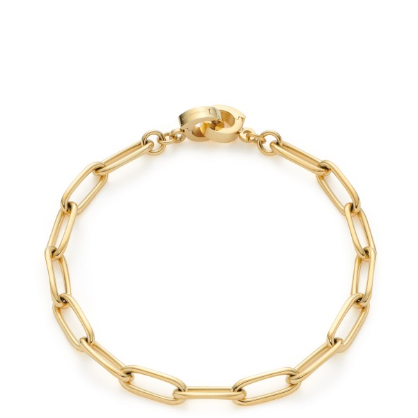 Leonardo Jewels, Clip&Mix Armband, gold Estrella, Edelstahl goldfarben 021615