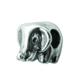 Piccolo Schmuck Elefant Anhänger, Charm, Bead in Silber APK 022 Figuren von Piccolo das Original