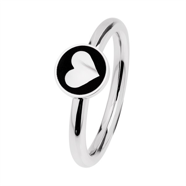 Ernstes Design Evia Ring, Vorsteckring, Ring Edelstahl, poliert, R480WH