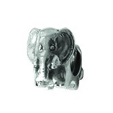 Piccolo Schmuck Elefant Silber Anhänger, Charm, Bead, APG 005 Silber Figuren von Piccolo das Origina