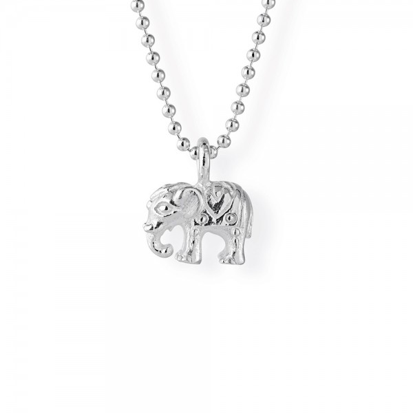 Drachenfels Ganesha Kollektion, Anhänger Elefant Mini, 13 x 12 mm, Silber