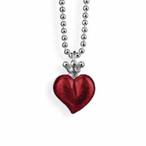 heartbreaker Herz Anhänger für Halskette LD LP 33 RM Silber mit Lack Rot Heartbreaker by Drachenfels