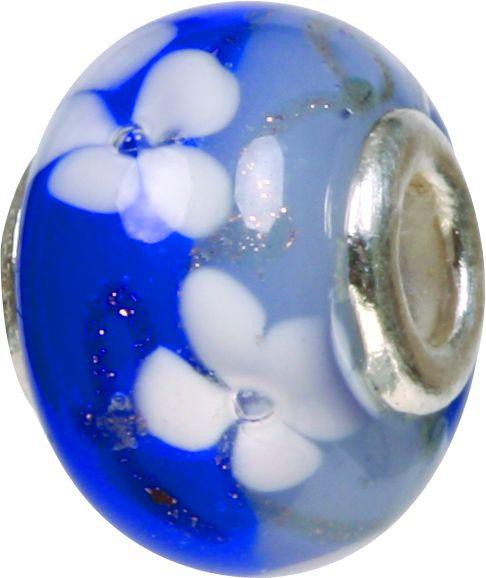 Piccolo Murano Bead, Charm, Muranoglaskugel, GPS 58 blau von Piccolo das Original