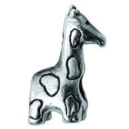 Piccolo Schmuck Giraffe Anhänger, Charm, Bead in Silber APR 016 Figuren von Piccolo das Original