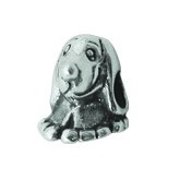 Piccolo Schmuck Hund Anhänger, Charm, Bead in Silber APK 021 Figuren von Piccolo das Original