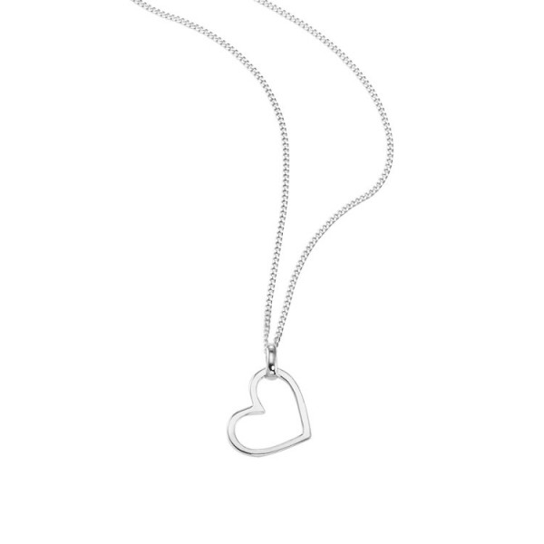 So Cosi "My heart will go on" Halskette, Collier, Anhänger inkl. Kette Silber 16-020-2