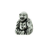 Piccolo Schmuck Buddha Anhänger, Charm, Bead in Silber APK 060 Figuren von Piccolo das Original