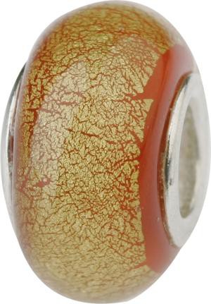 Murano Bead, Murano Glaskugel für Bettelarmband rot, GPS 14 von Charlot Borgen Design
