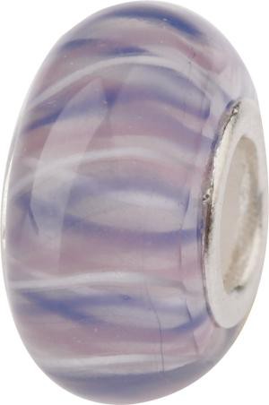 Murano Bead, Murano Glaskugel für Bettelarmband lila, GPS 19 von Charlot Borgen Design