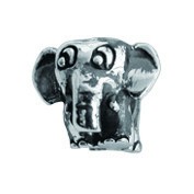 Piccolo Schmuck Elefant Anhänger, Charm, Bead in Silber APR 036 Figuren von Piccolo das Original