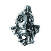 Piccolo Schmuck Drache Anhänger, Charm, Bead in Silber APR 046 Figuren von Piccolo das Original
