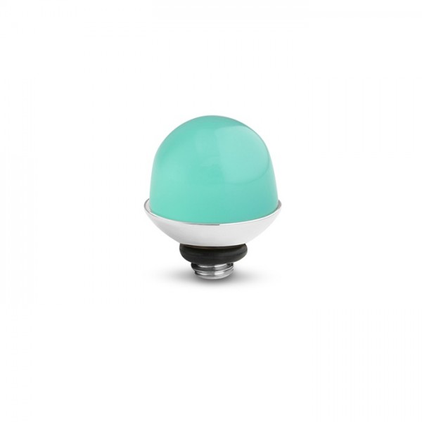 Melano Twisted Ringaufsatz, Fassung, TM96 Bulb in Turquoise, Edelstahl