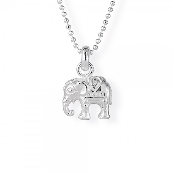 Drachenfels Ganesha Kollektion, Anhänger Elefant Klein, 20 x 15 mm, Silber