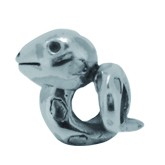 Piccolo Schmuck Schlange Anhänger, Charm, Bead in Silber APK 050 Figuren von Piccolo das Original