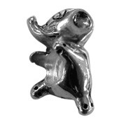 Piccolo Schmuck Elefant Anhänger, Charm, Bead in Silber APR 010 Figuren von Piccolo das Original
