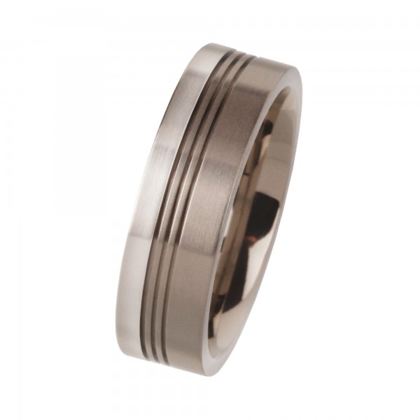 Ernstes Design Ring, Platin 960 / Titan, R93