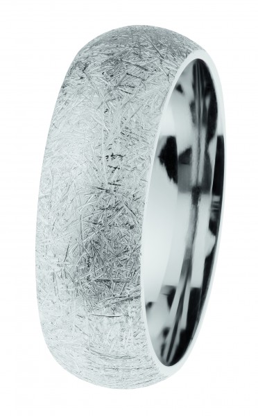 Ernstes Design Ring, Edelstahl eismatt / poliert, R622