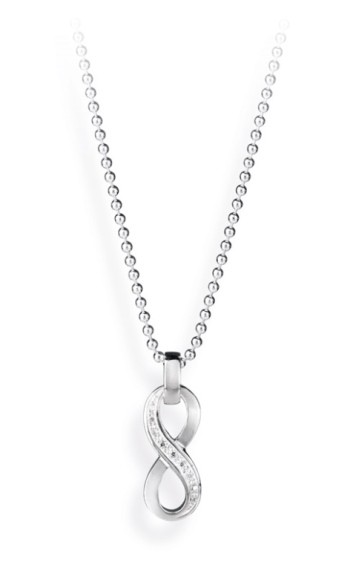 heartbreaker Infinity / Unendlichkeit Anhänger für Halskette Silber mit Zirkonia LD IF 31