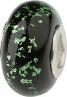 Murano Bead, Murano Glaskugel für Bettelarmband grün, GPS 25 von Charlot Borgen Design