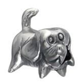 Piccolo Schmuck Hund Anhänger, Charm, Bead in Silber APK 106 Figuren von Piccolo das Original