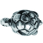 Piccolo Schmuck Schildkröte Anhänger, Charm, Bead in Silber APR 043 Figuren von Piccolo das Original