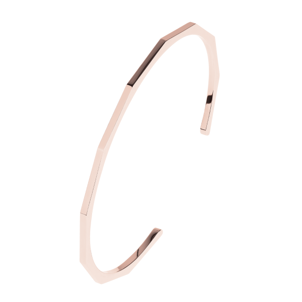 Ernstes Design Armspange, Edelstahl rosé / poliert, A576