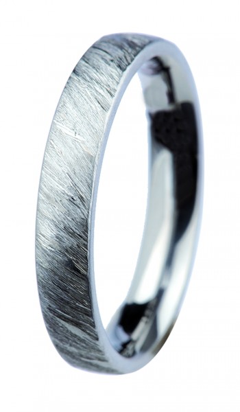 Ernstes Design Ring, Edelstahl geschliffen / poliert, 4 mm, R360.4